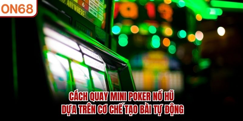 cách quay mini poker nổ hũ